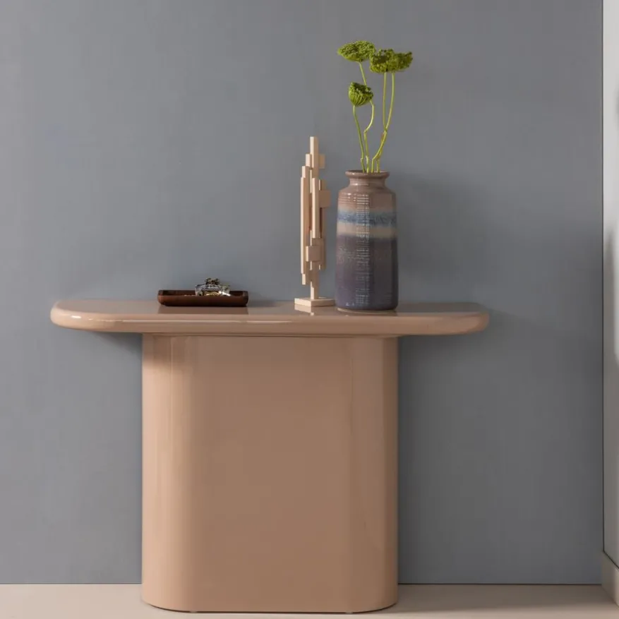 WOOOD Sidetable Nocta Lichtroze - 120x81x30 cm