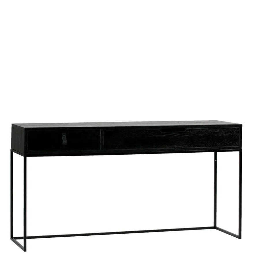 WOOOD Sidetable Silas Zwart - 140x74x40 cm