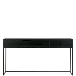 WOOOD Sidetable Silas Zwart - 140x74x40 cm