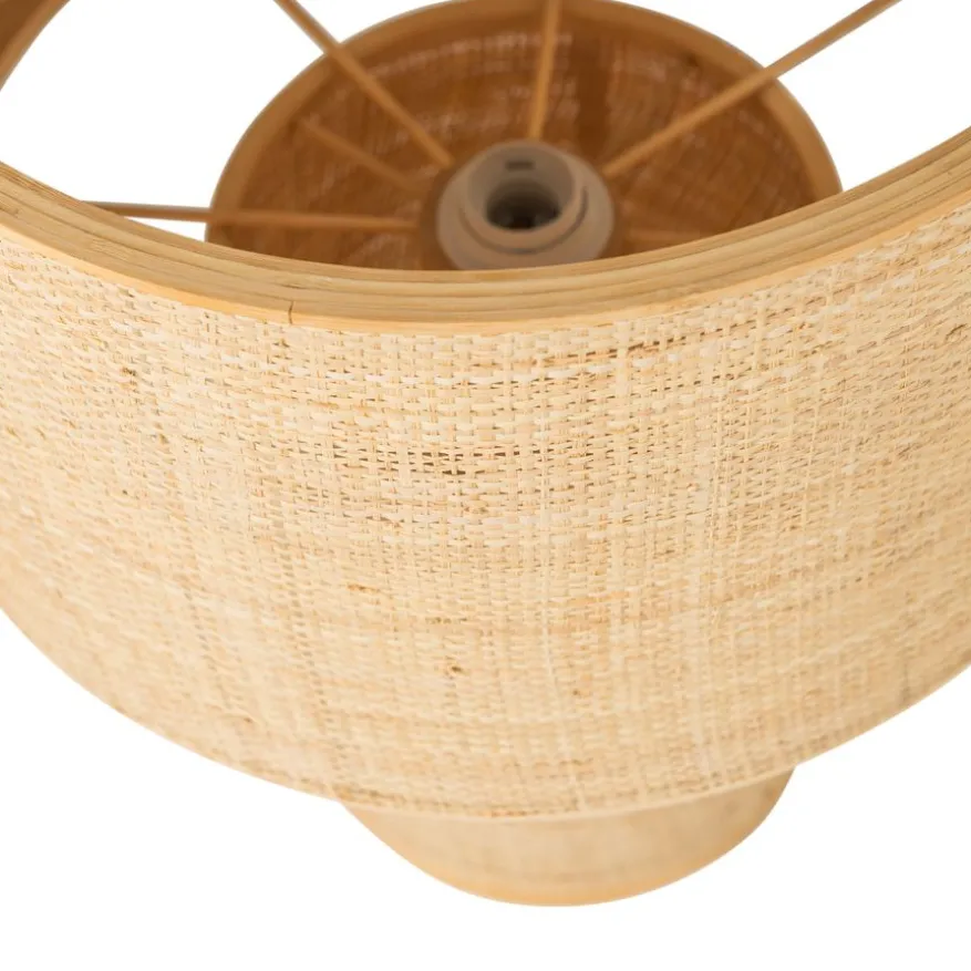 WOOOD Tafellamp Syro Beige - E27 - 55 cm hoog