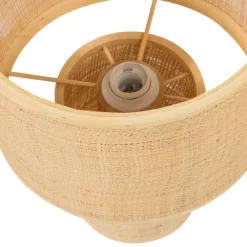 WOOOD Tafellamp Syro Beige - E27 - 38 cm hoog