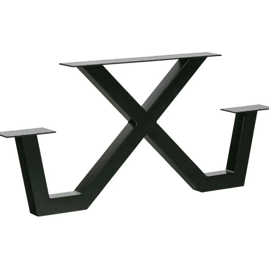 WOOOD Tafelpoot Picknicktafel Tablo Zwart