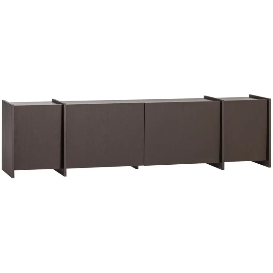 WOOOD TV-meubel Brock Middenbruin - 200x53x44 cm