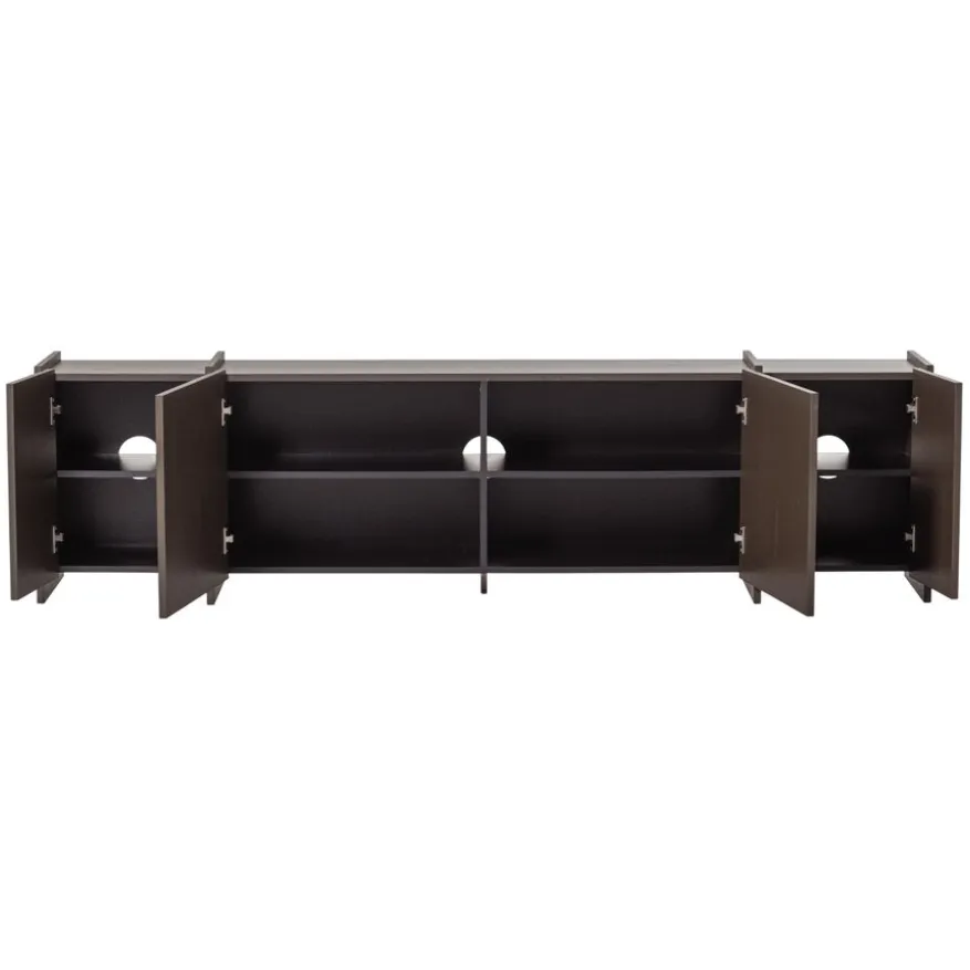 WOOOD TV-meubel Brock Middenbruin - 200x53x44 cm