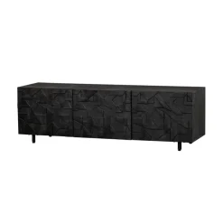 WOOOD TV-meubel Counter Zwart - 160x50x45 cm
