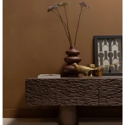 WOOOD TV-meubel Crumble Bruin - 180x40x40 cm