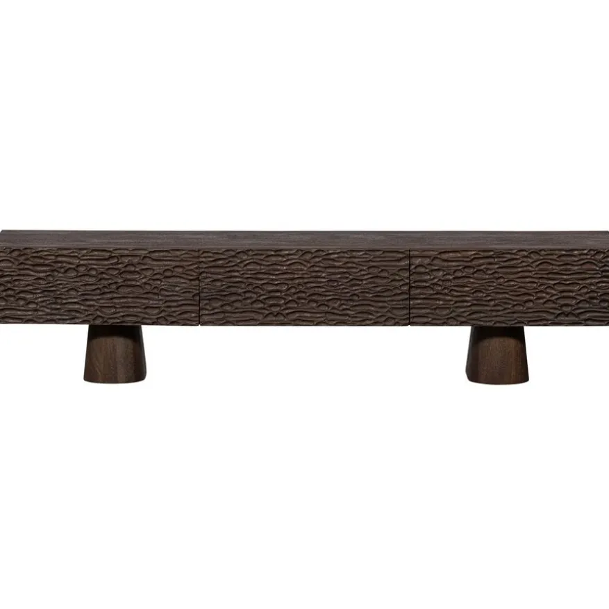 WOOOD TV-meubel Crumble Bruin - 180x40x40 cm