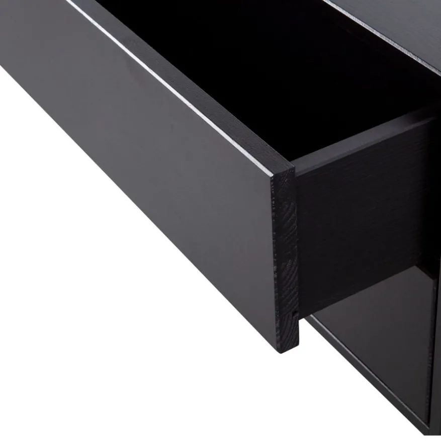 WOOOD TV-meubel Finca Zwart - 75x40x40 cm