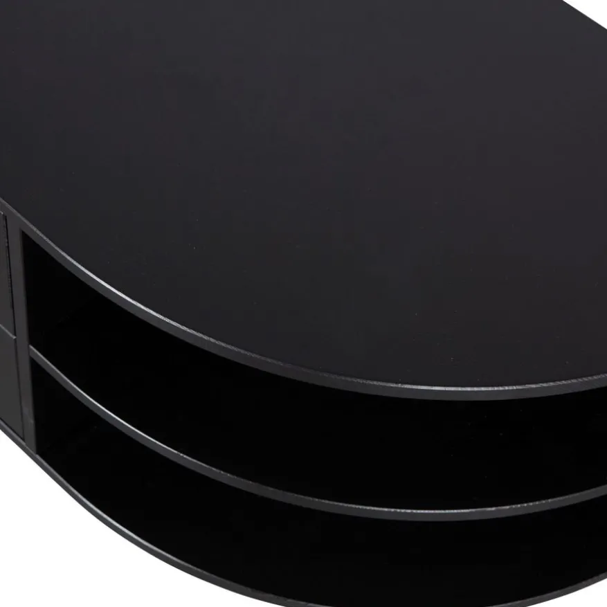 WOOOD TV-meubel Finca Zwart - 78x40x40 cm