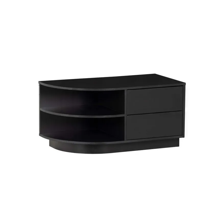 WOOOD TV-meubel Finca Zwart - 78x40x40 cm