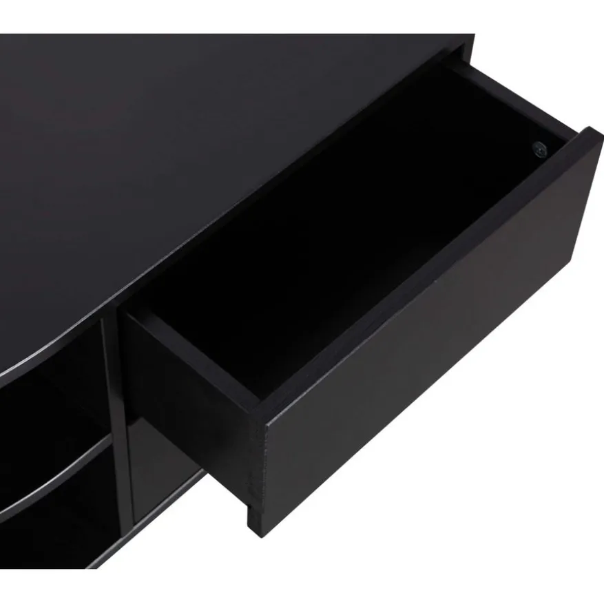 WOOOD TV-meubel Finca Zwart - 78x40x40 cm