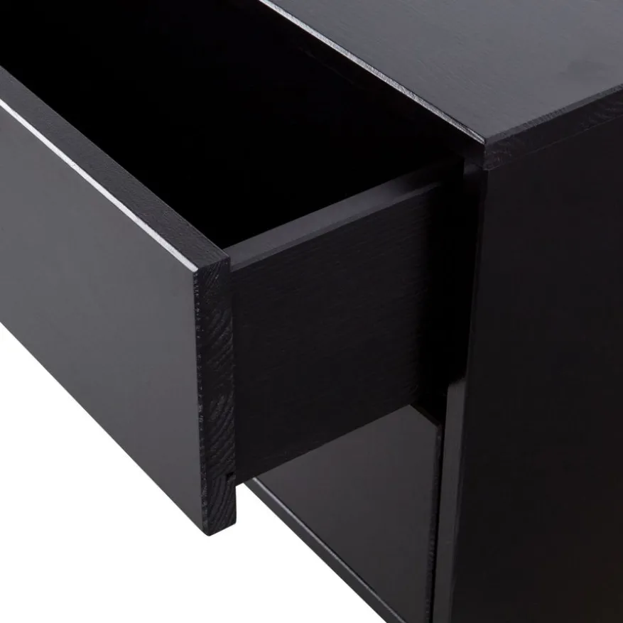 WOOOD TV-meubel Finca Zwart - 100x40x40 cm