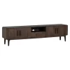 WOOOD TV-meubel Liya Donkerbruin - 200x50x35 cm