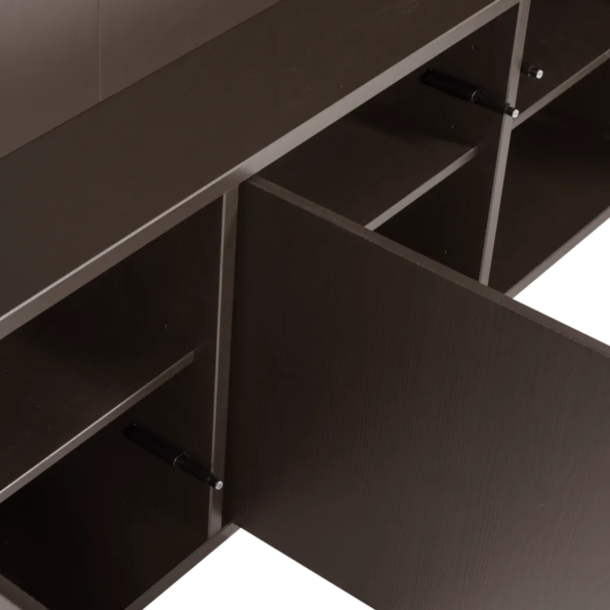 WOOOD TV-meubel Meggy Middenbruin - 160x215x40 cm