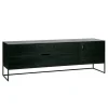 WOOOD TV-meubel Silas Zwart - 180x61x44 cm