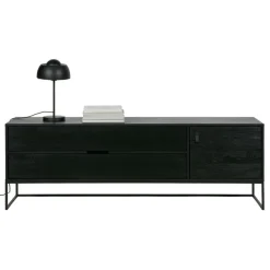 WOOOD TV-meubel Silas Zwart - 180x61x44 cm