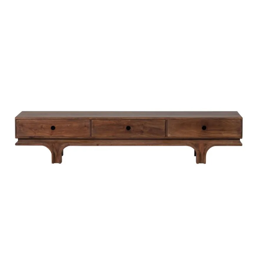 WOOOD TV-meubel Staes Bruin - 180x37x45 cm