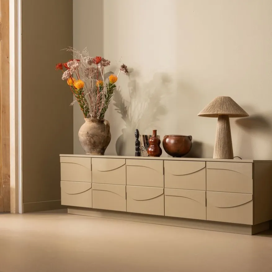 WOOOD TV-meubel Teo Mud - 180x52x40 cm
