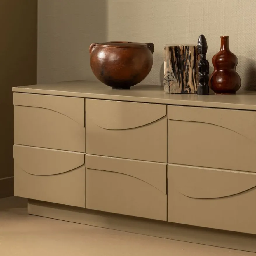 WOOOD TV-meubel Teo Mud - 180x52x40 cm