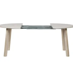 WOOOD Uitschuifbare Eettafel Lange Jan Wit - 120/160/200x120 cm