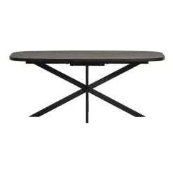 WOOOD Uitschuifbare Eettafel Arros Zwart - 180/220x90 cm