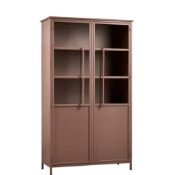 WOOOD Vitrinekast Exhibit Tan - 99x170x44 cm