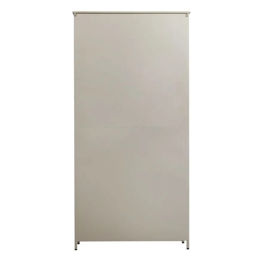 WOOOD Vitrinekast Exhibit XL Zand - 99x200x44 cm