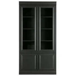 WOOOD Vitrinekast Organize Zwart - 110x215x44 cm