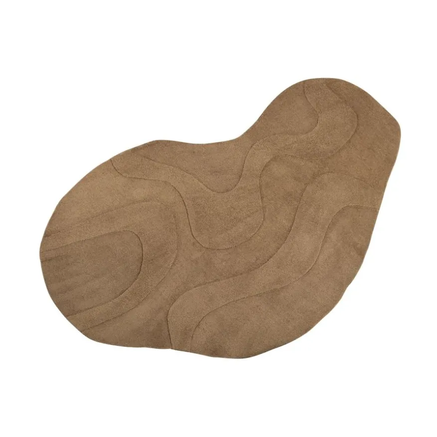 WOOOD Vloerkleed Alya Bruin - 170x240 cm