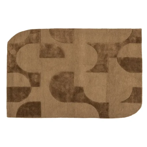 WOOOD Vloerkleed Livo Bruin - 170x240 cm
