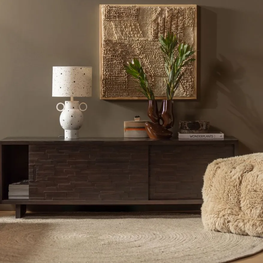 WOOOD Vloerkleed Utopia Beige - Ø 200 cm