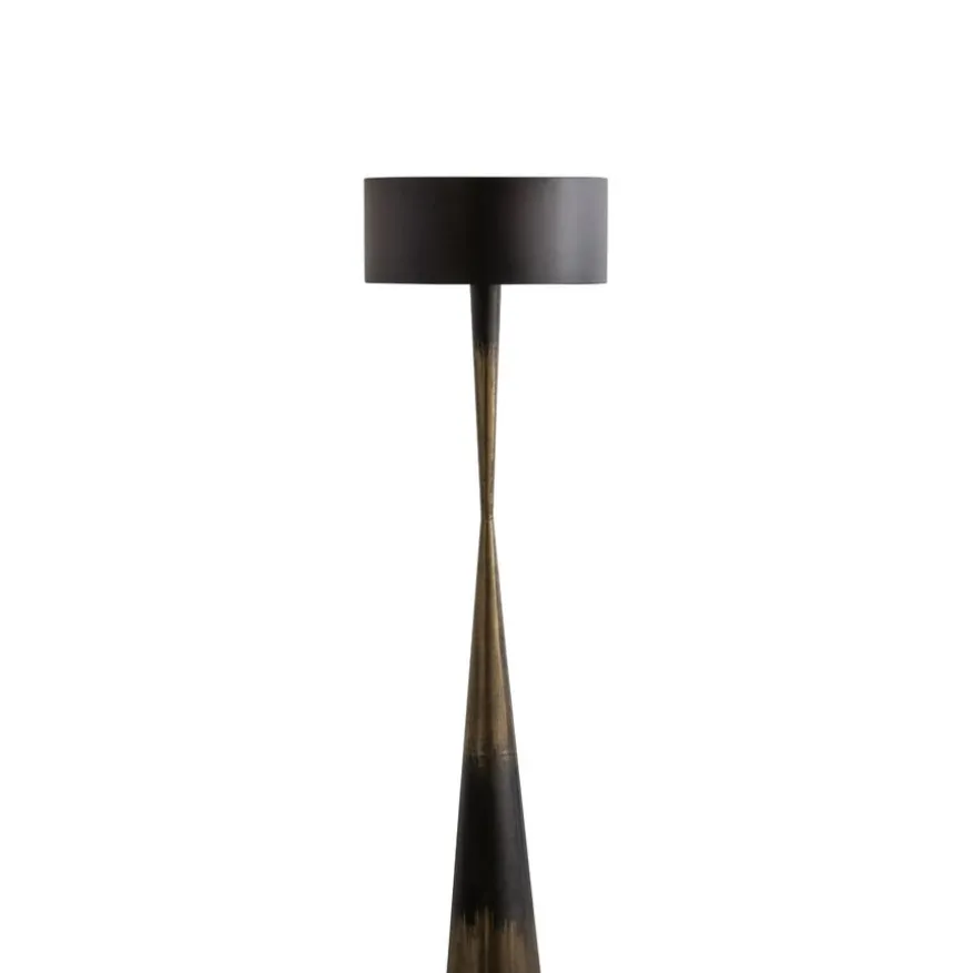 WOOOD Vloerlamp Blackout Too Zwart - E27 - 151 cm hoog