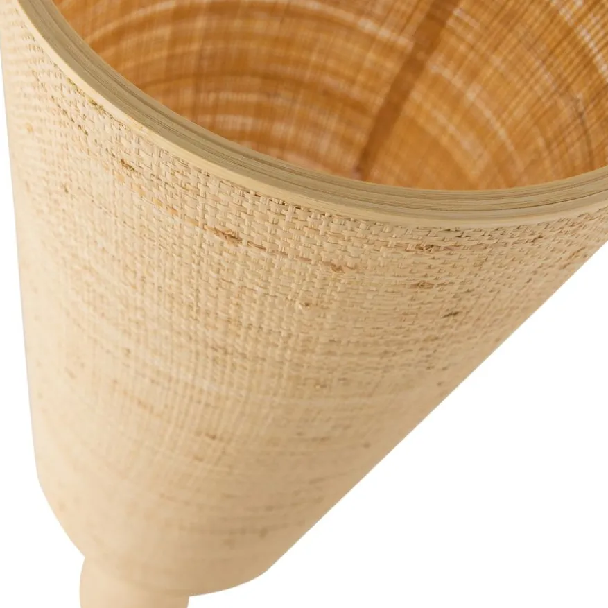 WOOOD Vloerlamp Syro Beige - E27 - 130 cm hoog