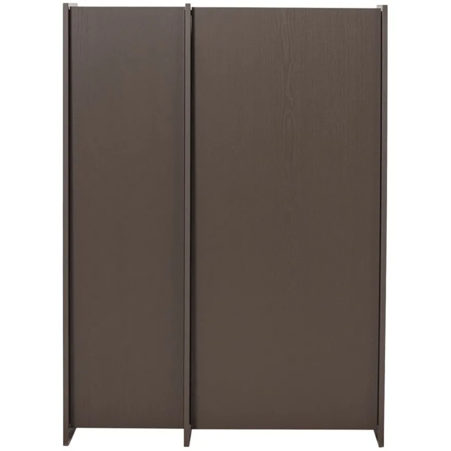 WOOOD Wandkast Brock Middenbruin - 102x140x44 cm