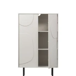 WOOOD Wandkast Cadiz Mist - 85x135x40 cm