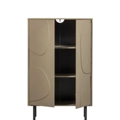WOOOD Wandkast Cadiz Mud - 85x135x40 cm