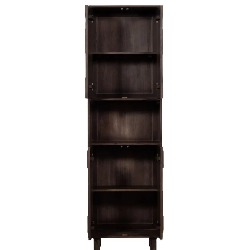 WOOOD Wandkast Draw Bruin - 60x200x40 cm