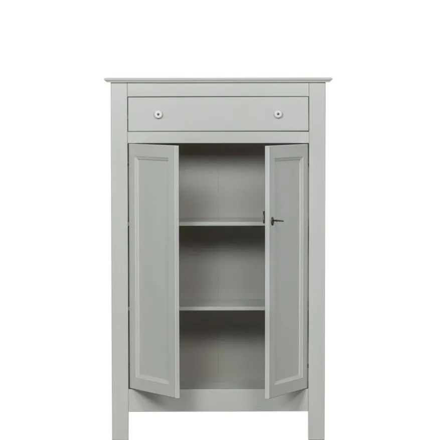 WOOOD Wandkast Eva Grijs - 93x150x40 cm