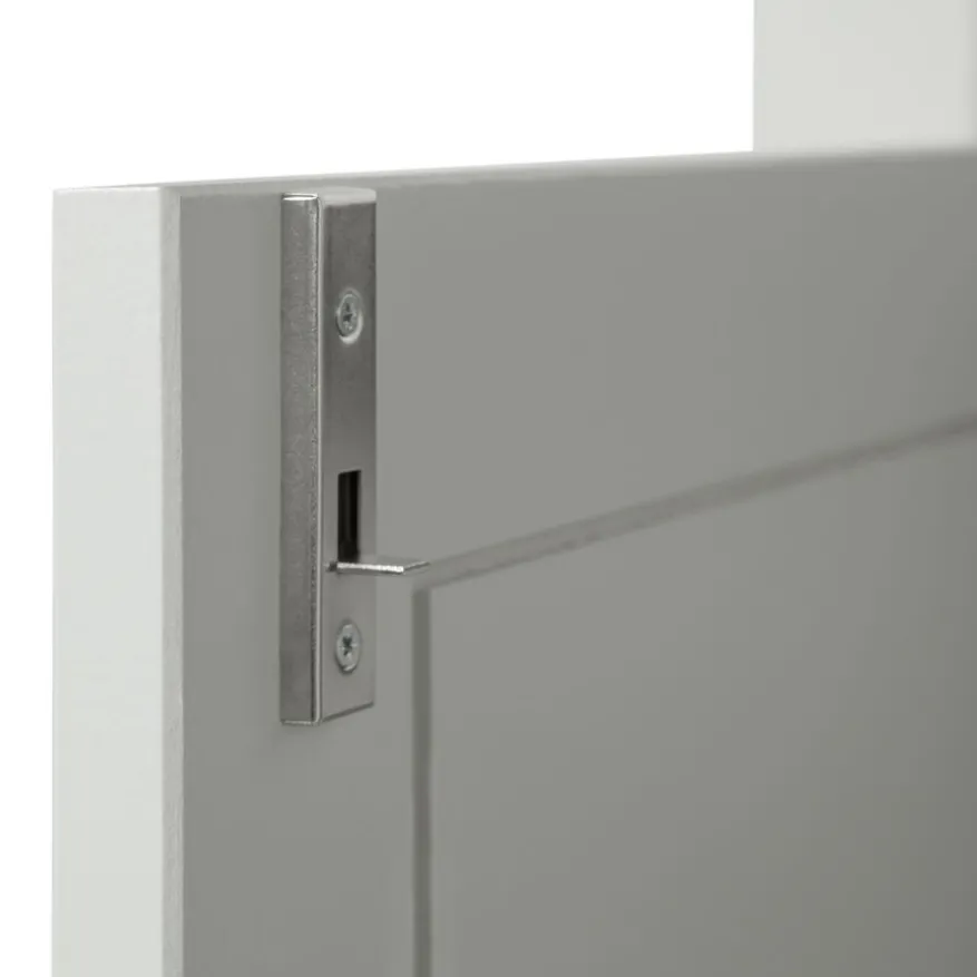 WOOOD Wandkast Eva Grijs - 93x150x40 cm
