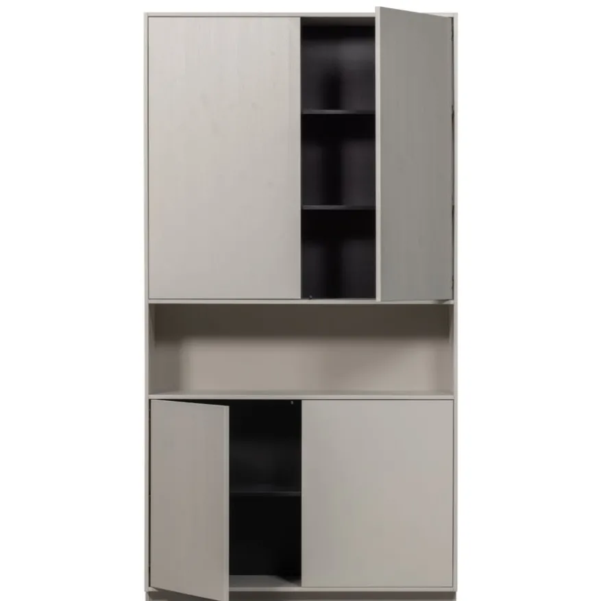 WOOOD Wandkast Finca Mist - 110x210x40 cm