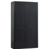 WOOOD Wandkast Gunnar Zwart - 120x217x48 cm
