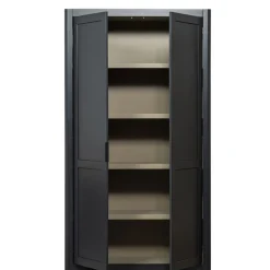 WOOOD Wandkast Gunnar Zwart - 120x217x48 cm