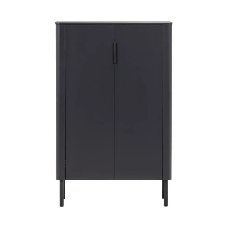 WOOOD Wandkast Gunnar Zwart - 85x135x39 cm