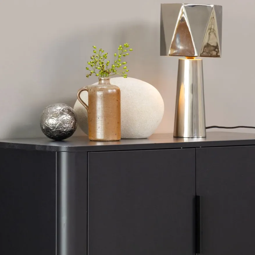 WOOOD Wandkast Gunnar Zwart - 85x135x39 cm