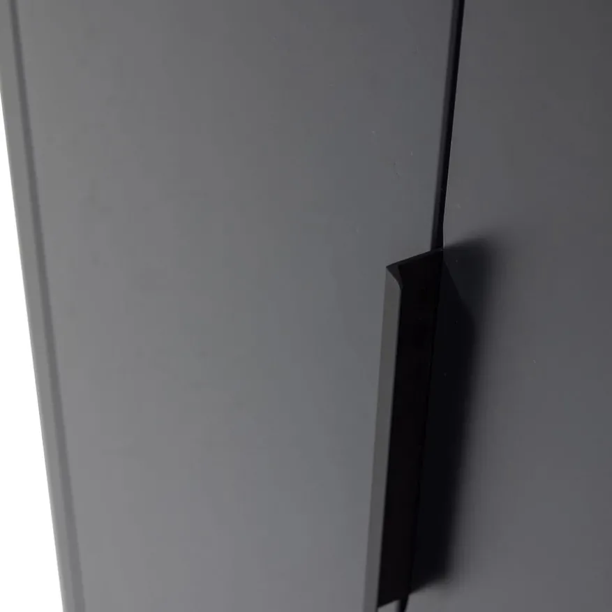 WOOOD Wandkast Gunnar Zwart - 85x135x39 cm
