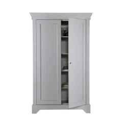 WOOOD Wandkast Isabel Grijs - 118x191x47 cm
