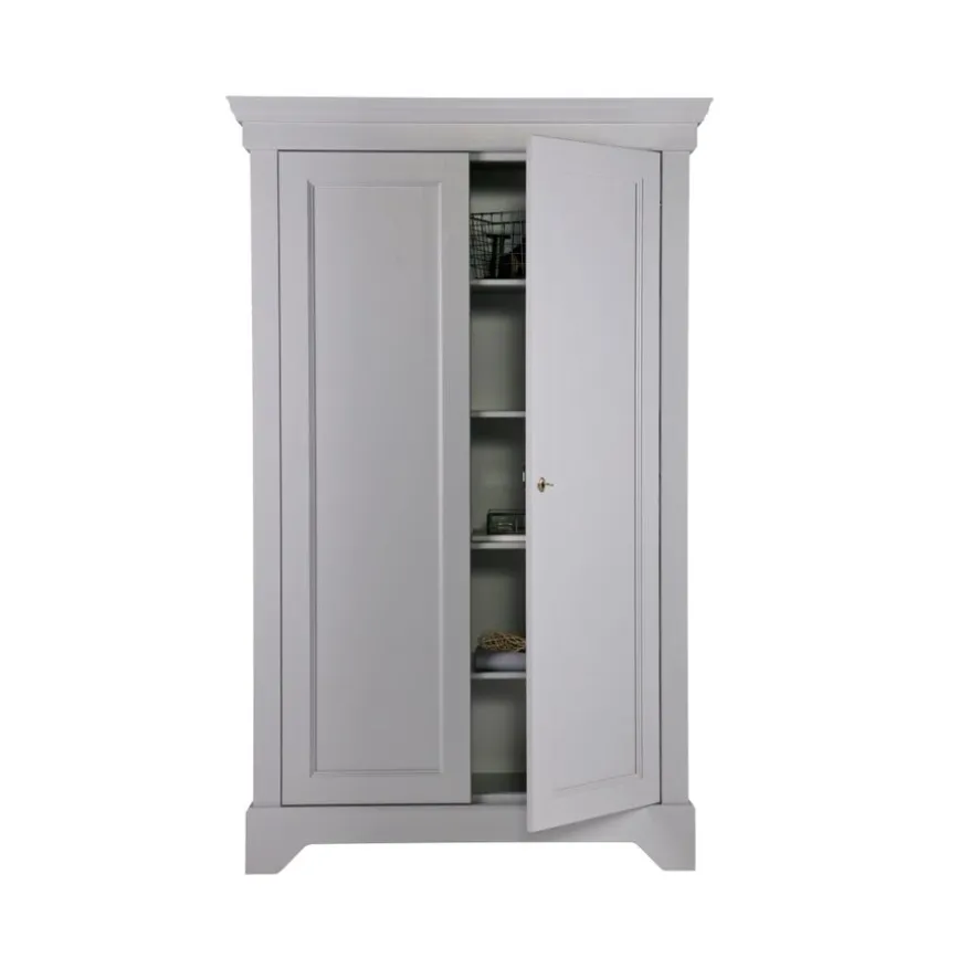 WOOOD Wandkast Isabel Grijs - 118x191x47 cm