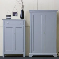 WOOOD Wandkast Isabel Grijs - 118x191x47 cm