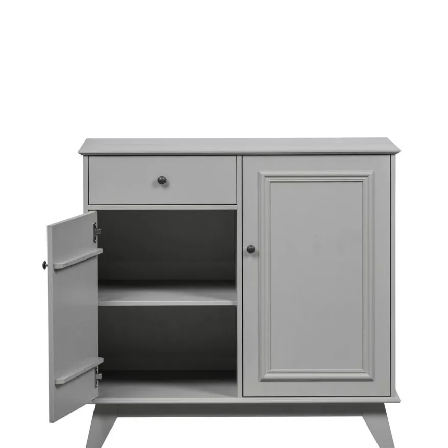 WOOOD Wandkast Lily Grijs - 98x93x55 cm