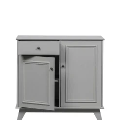 WOOOD Wandkast Lily Grijs - 98x93x55 cm